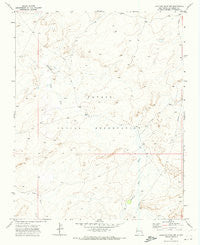 Standing Rock NW New Mexico Historical topographic map, 1:24000 scale, 7.5 X 7.5 Minute, Year 1970