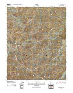 Standing Rock New Mexico Historical topographic map, 1:24000 scale, 7.5 X 7.5 Minute, Year 2010