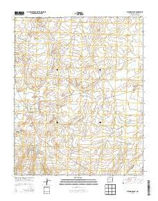 Standing Rock New Mexico Historical topographic map, 1:24000 scale, 7.5 X 7.5 Minute, Year 2013