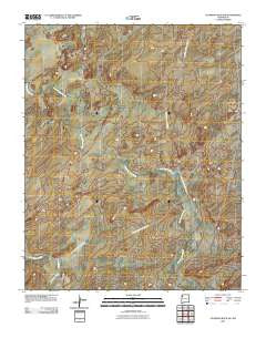 Standing Rock NW New Mexico Historical topographic map, 1:24000 scale, 7.5 X 7.5 Minute, Year 2010