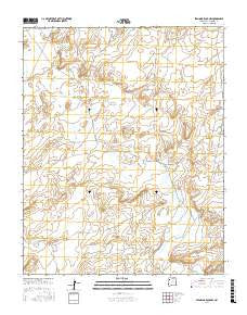 Standing Rock NW New Mexico Current topographic map, 1:24000 scale, 7.5 X 7.5 Minute, Year 2017