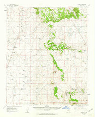 Stanley New Mexico Historical topographic map, 1:62500 scale, 15 X 15 Minute, Year 1960