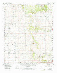 Stanley New Mexico Historical topographic map, 1:62500 scale, 15 X 15 Minute, Year 1960