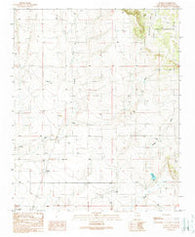 Stanley New Mexico Historical topographic map, 1:24000 scale, 7.5 X 7.5 Minute, Year 1990