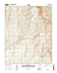 Stanley New Mexico Current topographic map, 1:24000 scale, 7.5 X 7.5 Minute, Year 2017