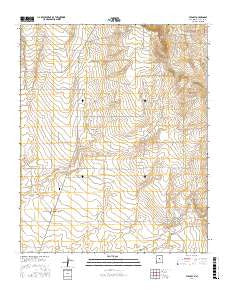 Stanley New Mexico Current topographic map, 1:24000 scale, 7.5 X 7.5 Minute, Year 2017