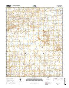 Star Lake New Mexico Current topographic map, 1:24000 scale, 7.5 X 7.5 Minute, Year 2017