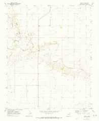Stead New Mexico Historical topographic map, 1:24000 scale, 7.5 X 7.5 Minute, Year 1970