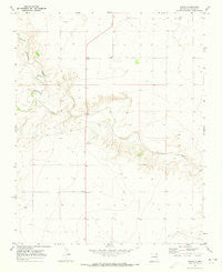 Stead New Mexico Historical topographic map, 1:24000 scale, 7.5 X 7.5 Minute, Year 1970