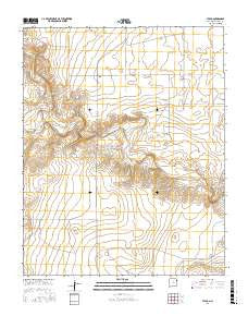 Stead New Mexico Current topographic map, 1:24000 scale, 7.5 X 7.5 Minute, Year 2017