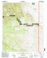 Steel Hill New Mexico Historical topographic map, 1:24000 scale, 7.5 X 7.5 Minute, Year 1995