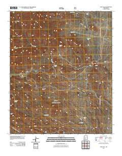 Steel Hill New Mexico Historical topographic map, 1:24000 scale, 7.5 X 7.5 Minute, Year 2011