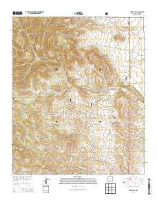 Steel Hill New Mexico Historical topographic map, 1:24000 scale, 7.5 X 7.5 Minute, Year 2013