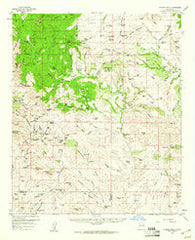 Steeple Rock New Mexico Historical topographic map, 1:62500 scale, 15 X 15 Minute, Year 1959