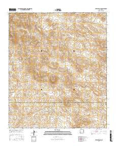 Steeple Rock New Mexico Current topographic map, 1:24000 scale, 7.5 X 7.5 Minute, Year 2017
