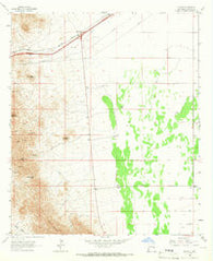 Steins New Mexico Historical topographic map, 1:24000 scale, 7.5 X 7.5 Minute, Year 1965