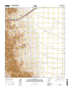 Steins New Mexico Current topographic map, 1:24000 scale, 7.5 X 7.5 Minute, Year 2017