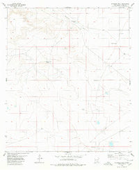 Stockard Well New Mexico Historical topographic map, 1:24000 scale, 7.5 X 7.5 Minute, Year 1980