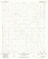 Stone Well New Mexico Historical topographic map, 1:24000 scale, 7.5 X 7.5 Minute, Year 1980