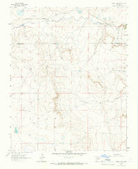 Stony Lake New Mexico Historical topographic map, 1:24000 scale, 7.5 X 7.5 Minute, Year 1964