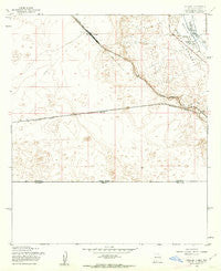 Strauss New Mexico Historical topographic map, 1:24000 scale, 7.5 X 7.5 Minute, Year 1955