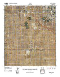 Strauss New Mexico Historical topographic map, 1:24000 scale, 7.5 X 7.5 Minute, Year 2010