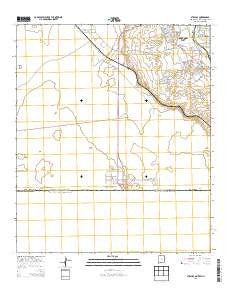 Strauss New Mexico Historical topographic map, 1:24000 scale, 7.5 X 7.5 Minute, Year 2013