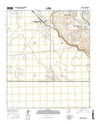 Strauss New Mexico Current topographic map, 1:24000 scale, 7.5 X 7.5 Minute, Year 2017