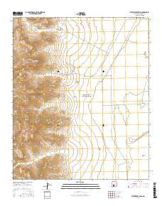 Strawberry Peak New Mexico Current topographic map, 1:24000 scale, 7.5 X 7.5 Minute, Year 2017