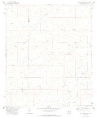 Strychnine Draw New Mexico Historical topographic map, 1:24000 scale, 7.5 X 7.5 Minute, Year 1978