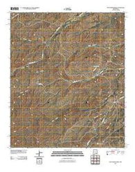 Strychnine Draw New Mexico Historical topographic map, 1:24000 scale, 7.5 X 7.5 Minute, Year 2010