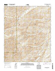 Strychnine Draw New Mexico Historical topographic map, 1:24000 scale, 7.5 X 7.5 Minute, Year 2013