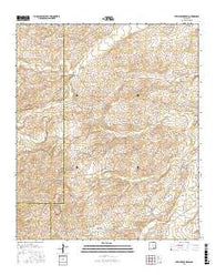 Strychnine Draw New Mexico Current topographic map, 1:24000 scale, 7.5 X 7.5 Minute, Year 2017