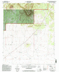 Sugarloaf Mountain New Mexico Historical topographic map, 1:24000 scale, 7.5 X 7.5 Minute, Year 1995