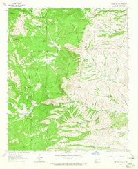 Sugarloaf Peak New Mexico Historical topographic map, 1:24000 scale, 7.5 X 7.5 Minute, Year 1963