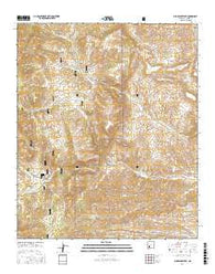 Sugarloaf Peak New Mexico Current topographic map, 1:24000 scale, 7.5 X 7.5 Minute, Year 2017