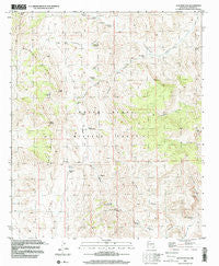 Sulphur Pass New Mexico Historical topographic map, 1:24000 scale, 7.5 X 7.5 Minute, Year 1996