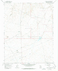 Sulphur Spring New Mexico Historical topographic map, 1:24000 scale, 7.5 X 7.5 Minute, Year 1966