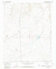 Sulphur Spring New Mexico Historical topographic map, 1:24000 scale, 7.5 X 7.5 Minute, Year 1966