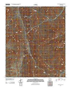 Sulphur Pass New Mexico Historical topographic map, 1:24000 scale, 7.5 X 7.5 Minute, Year 2010