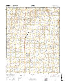 Sulphur Spring New Mexico Current topographic map, 1:24000 scale, 7.5 X 7.5 Minute, Year 2017