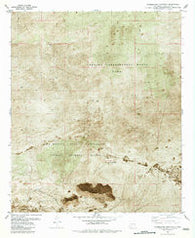 Summerford Mountain New Mexico Historical topographic map, 1:24000 scale, 7.5 X 7.5 Minute, Year 1982