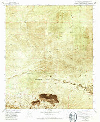 Summerford Mountain New Mexico Historical topographic map, 1:24000 scale, 7.5 X 7.5 Minute, Year 1982