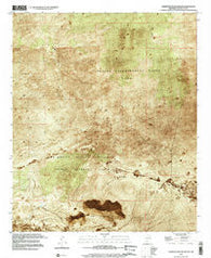 Summerford Mountain New Mexico Historical topographic map, 1:24000 scale, 7.5 X 7.5 Minute, Year 1996
