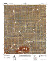 Summerford Mountain New Mexico Historical topographic map, 1:24000 scale, 7.5 X 7.5 Minute, Year 2010