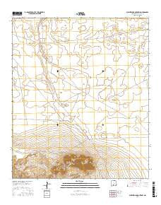 Summerford Mountain New Mexico Current topographic map, 1:24000 scale, 7.5 X 7.5 Minute, Year 2017