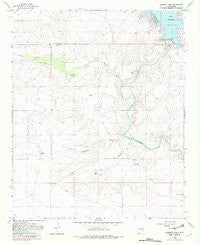 Sumner Dam New Mexico Historical topographic map, 1:24000 scale, 7.5 X 7.5 Minute, Year 1966