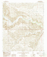 Sunset New Mexico Historical topographic map, 1:24000 scale, 7.5 X 7.5 Minute, Year 1988