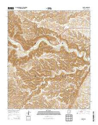 Sunset New Mexico Current topographic map, 1:24000 scale, 7.5 X 7.5 Minute, Year 2013