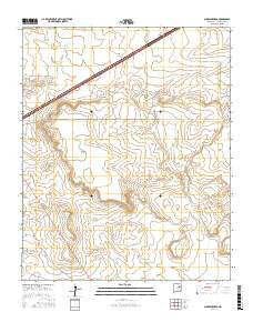 Sunshine Mesa New Mexico Current topographic map, 1:24000 scale, 7.5 X 7.5 Minute, Year 2017